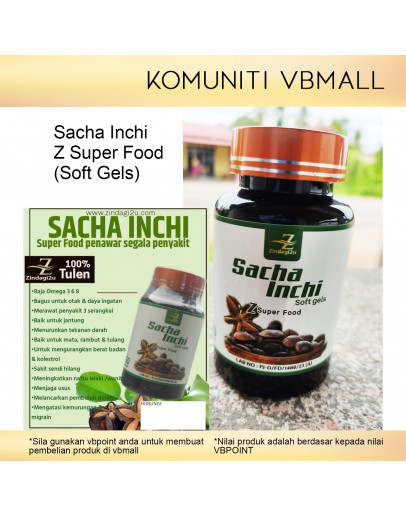 Sacha Inchi Z Super Food (Soft Gels)